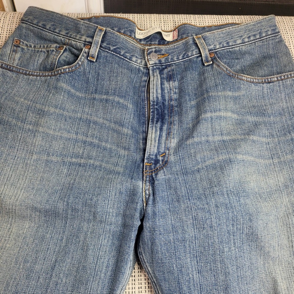 Levi's Jeans Mens 38x32 Blue 569 Loose Straight Leg Denim Medium Wash Workwear